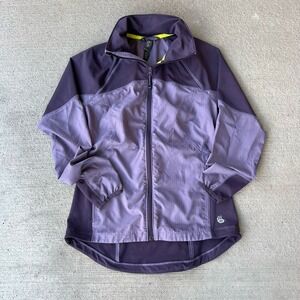 Mountain Hardwear Womens Full Zip Athletic Jacket Purple Lightweight Size S